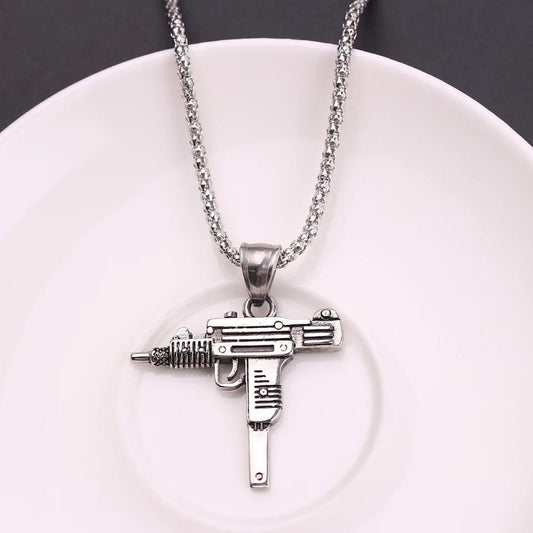 Men’s long army style neck chain