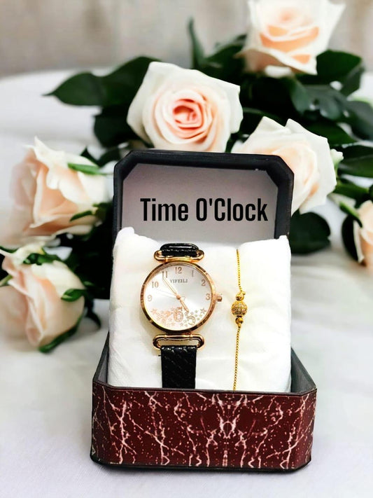 Women’s leather watch