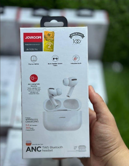 JoyRoom JR-T035PRO TWS WIRELESS BLUETOOTH EARBUDS WITH ENC NOICE CANCELATION&LONG LIFE BATTERY