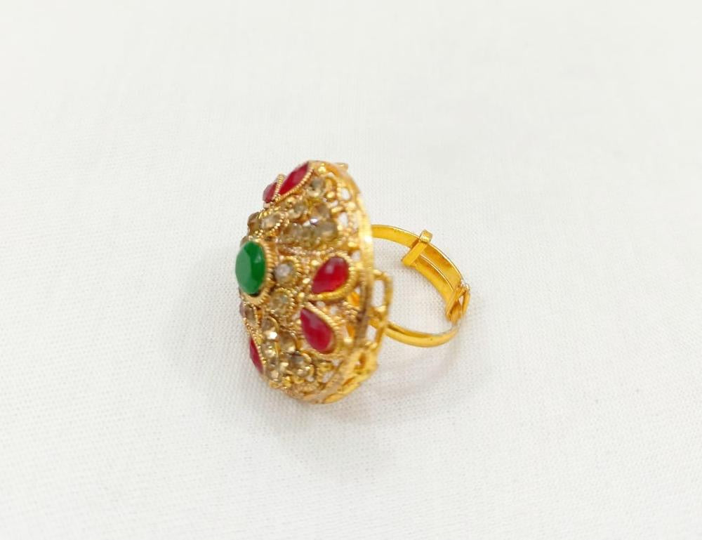 Gold adjust able ring