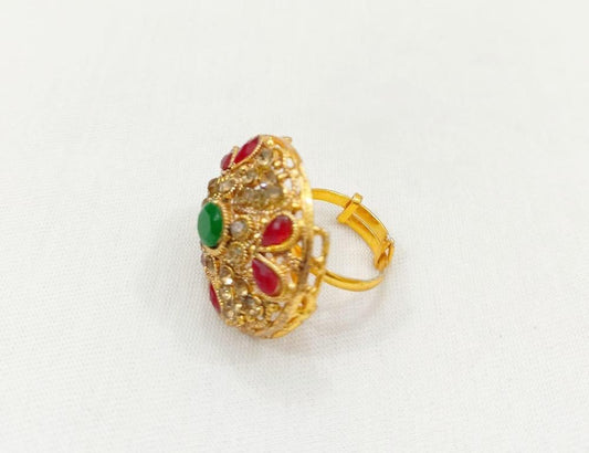 Gold adjust able ring